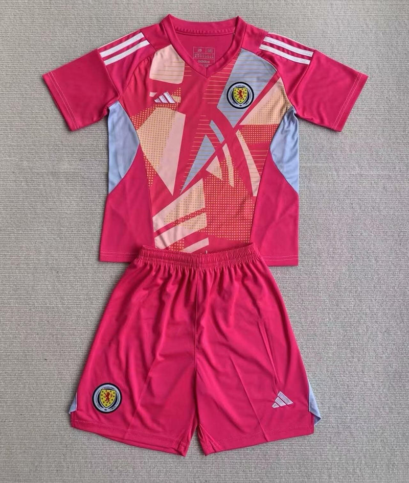 SCOTLAND GOALKEEPER EURO AWAY 2024 CHILDREN'S SET