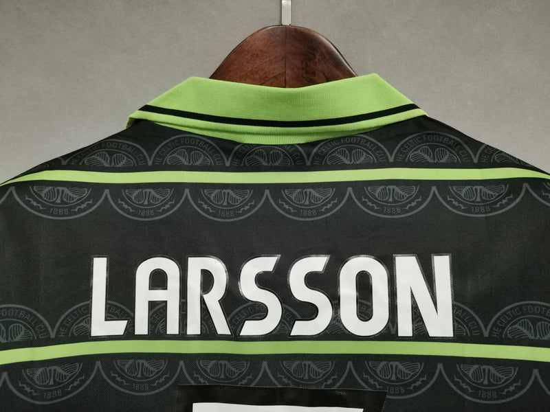 CELTIC AWAY 1998 LARSSON MAN (RETRO)