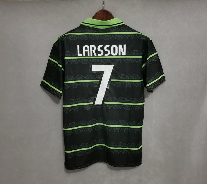 CELTIC AWAY 1998 LARSSON MAN (RETRO)