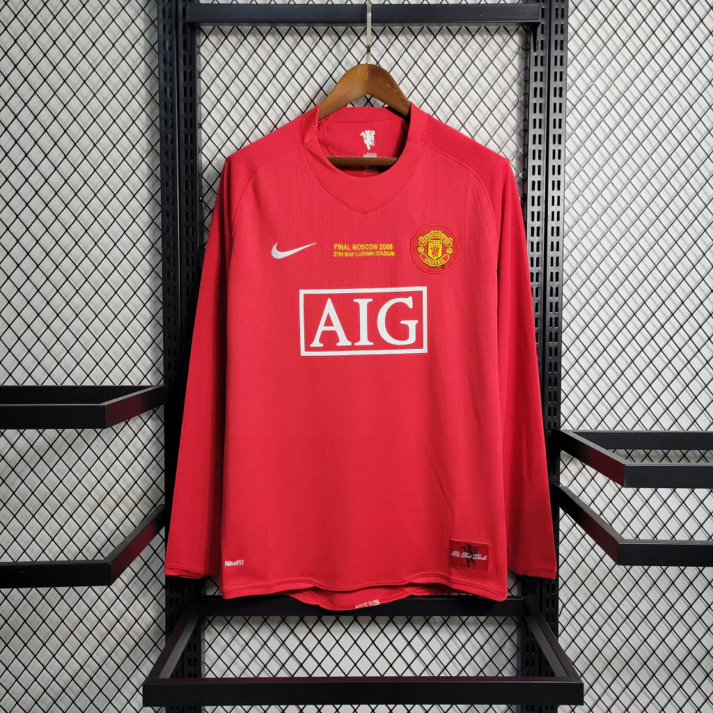 MANCHESTER UNITED I FINAL CHAMPIONS LEAGUE 2008 LONG SLEEVE MAN