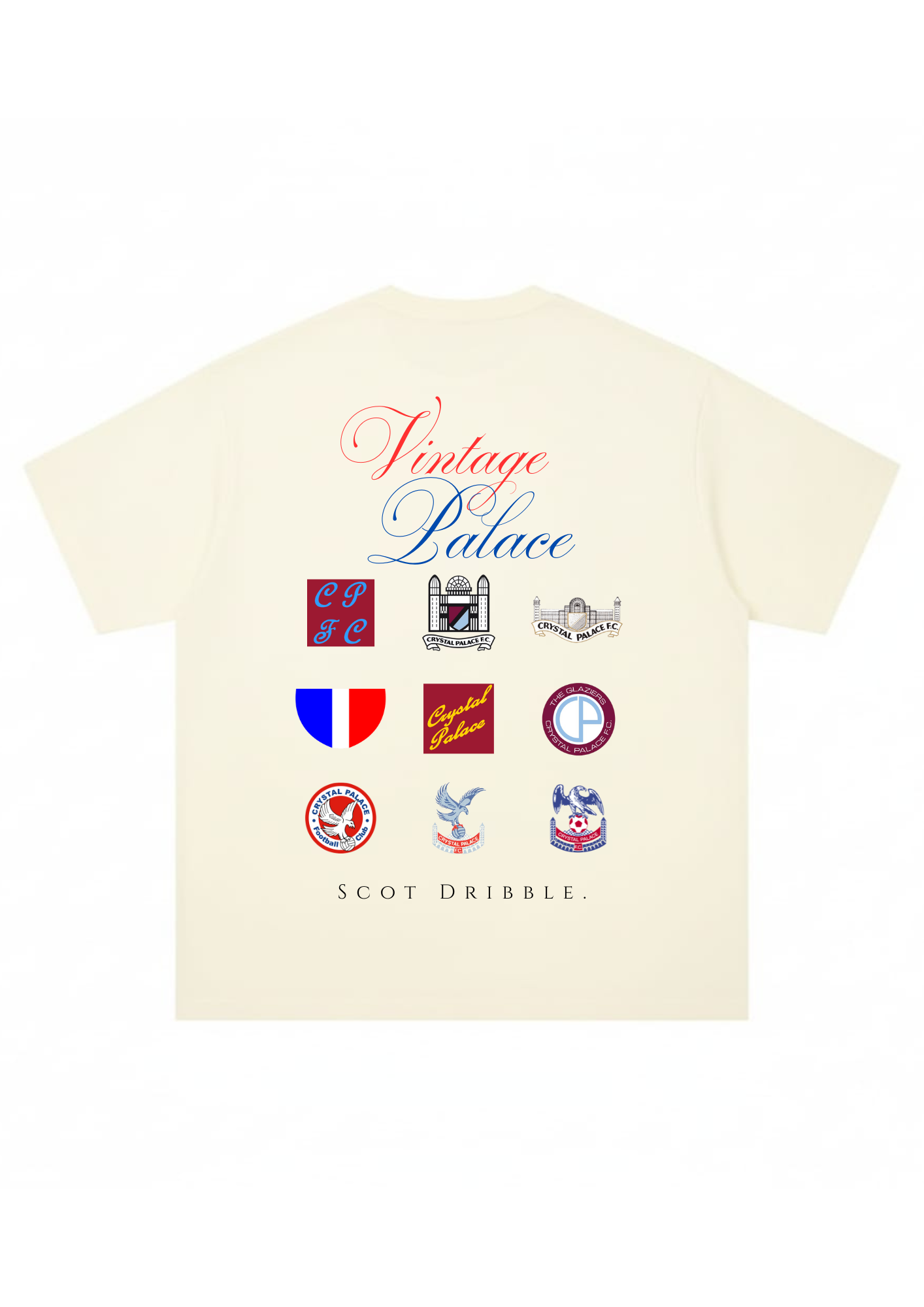 Crystal Palace FC: 'Vintage Palace' Off-White (Oversized)