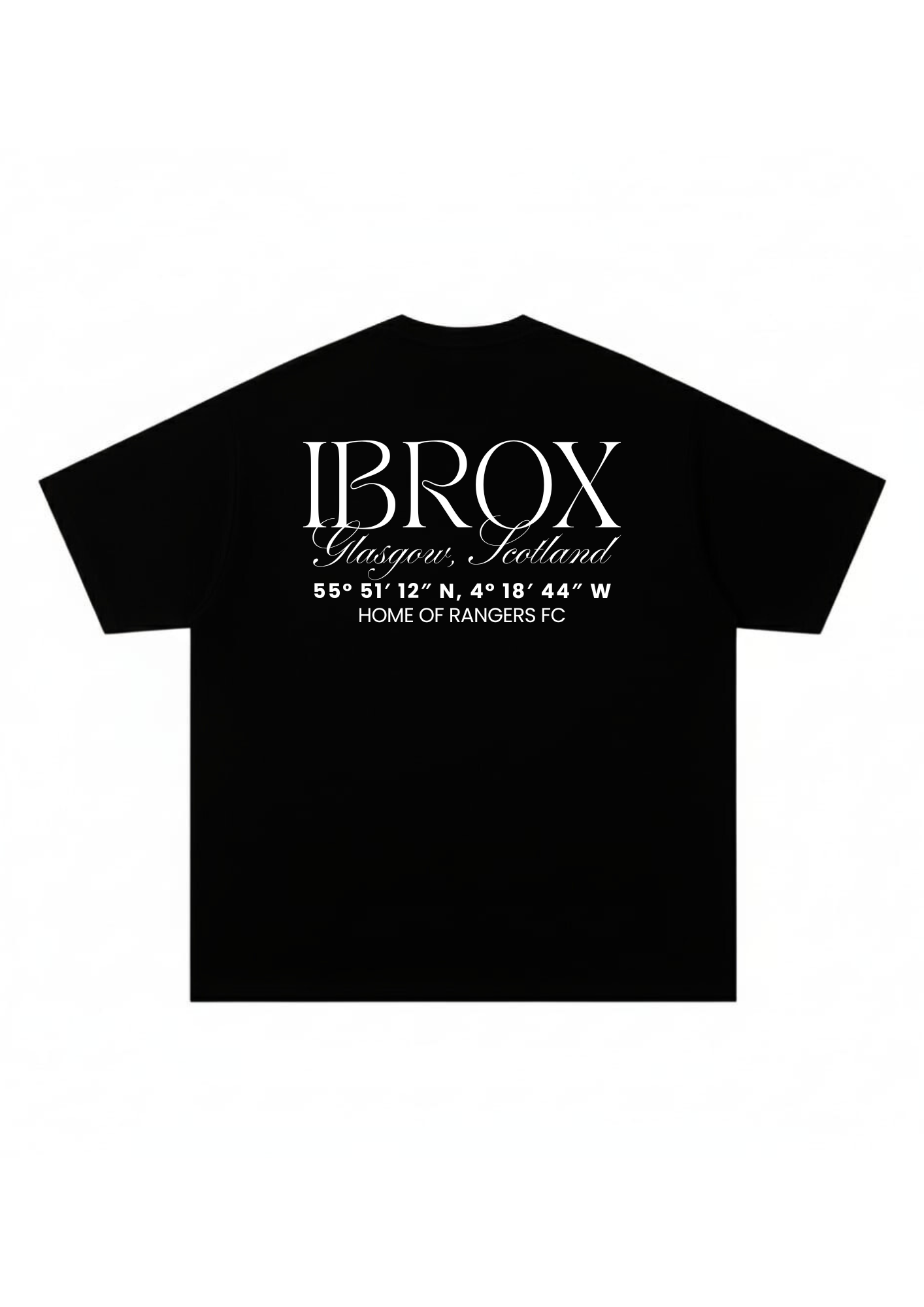 The Rangers FC "Ibrox: Home of Rangers FC" Black (Oversized)