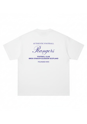 The Rangers FC "Authentic Football" White (Oversized)