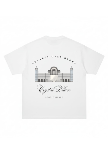 Crystal Palace FC: 'Loyalty Over Glory' White (Oversized)