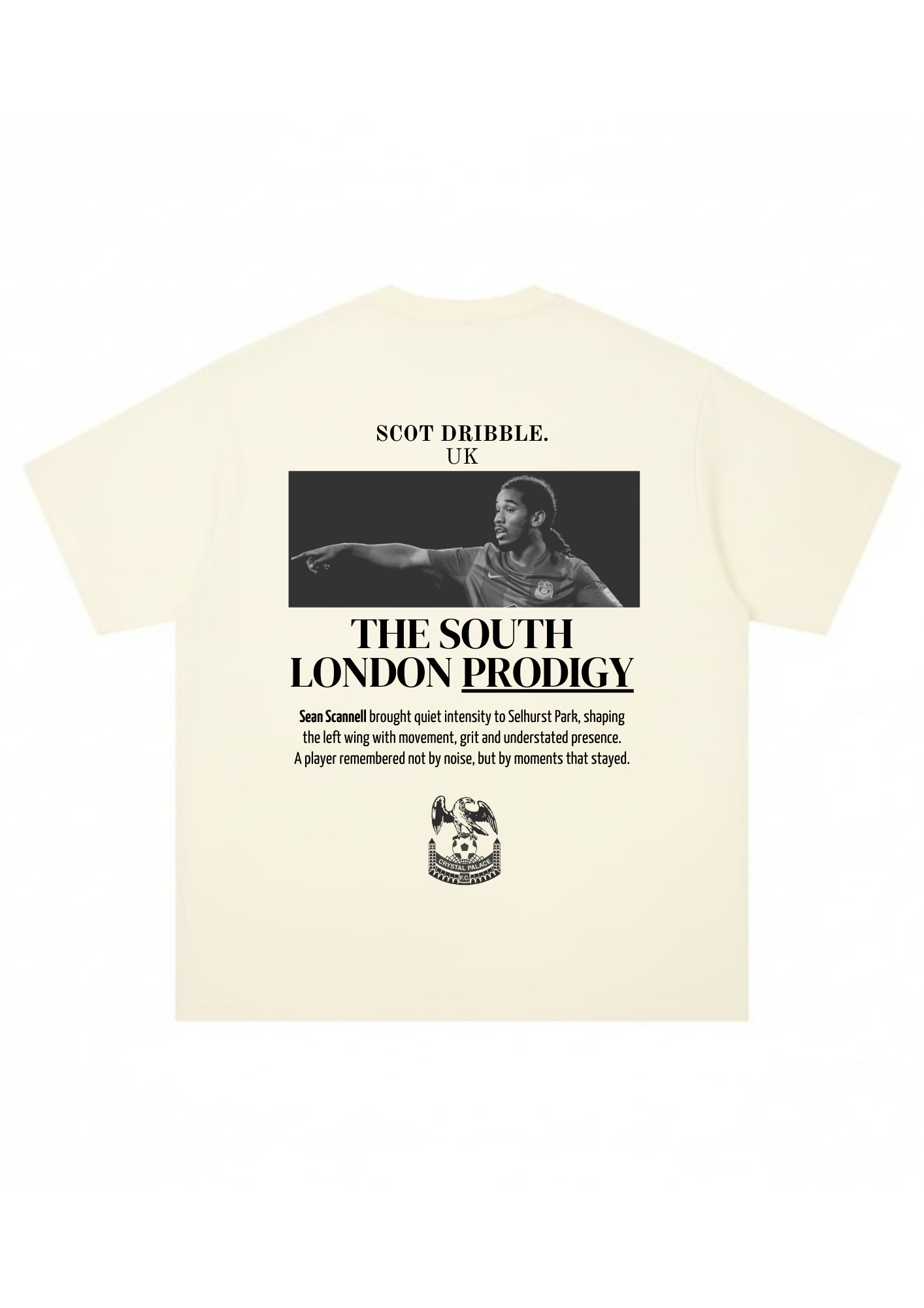Crystal Palace FC: 'Sean Scannell - Limited Edition' Off-White (Oversized)