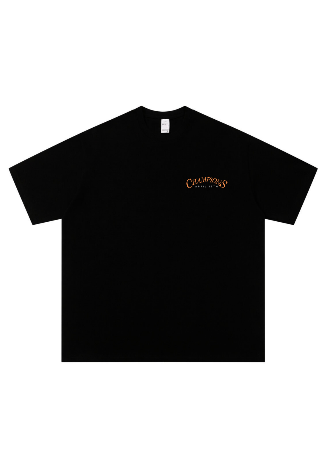 The Rangers FC "Champions: April 19th" Black (Oversized)