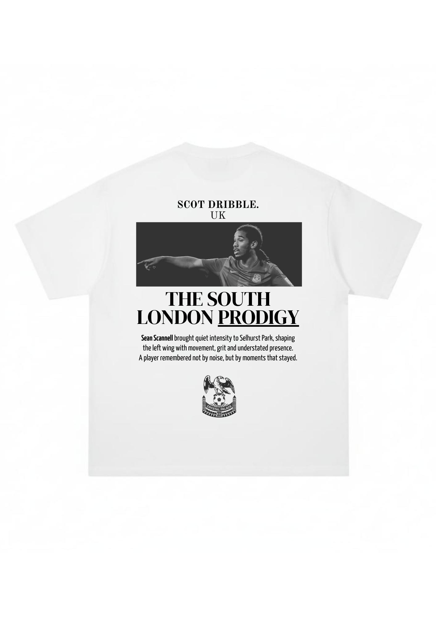 Crystal Palace FC: 'Sean Scannell - Limited Edition' White (Oversized)