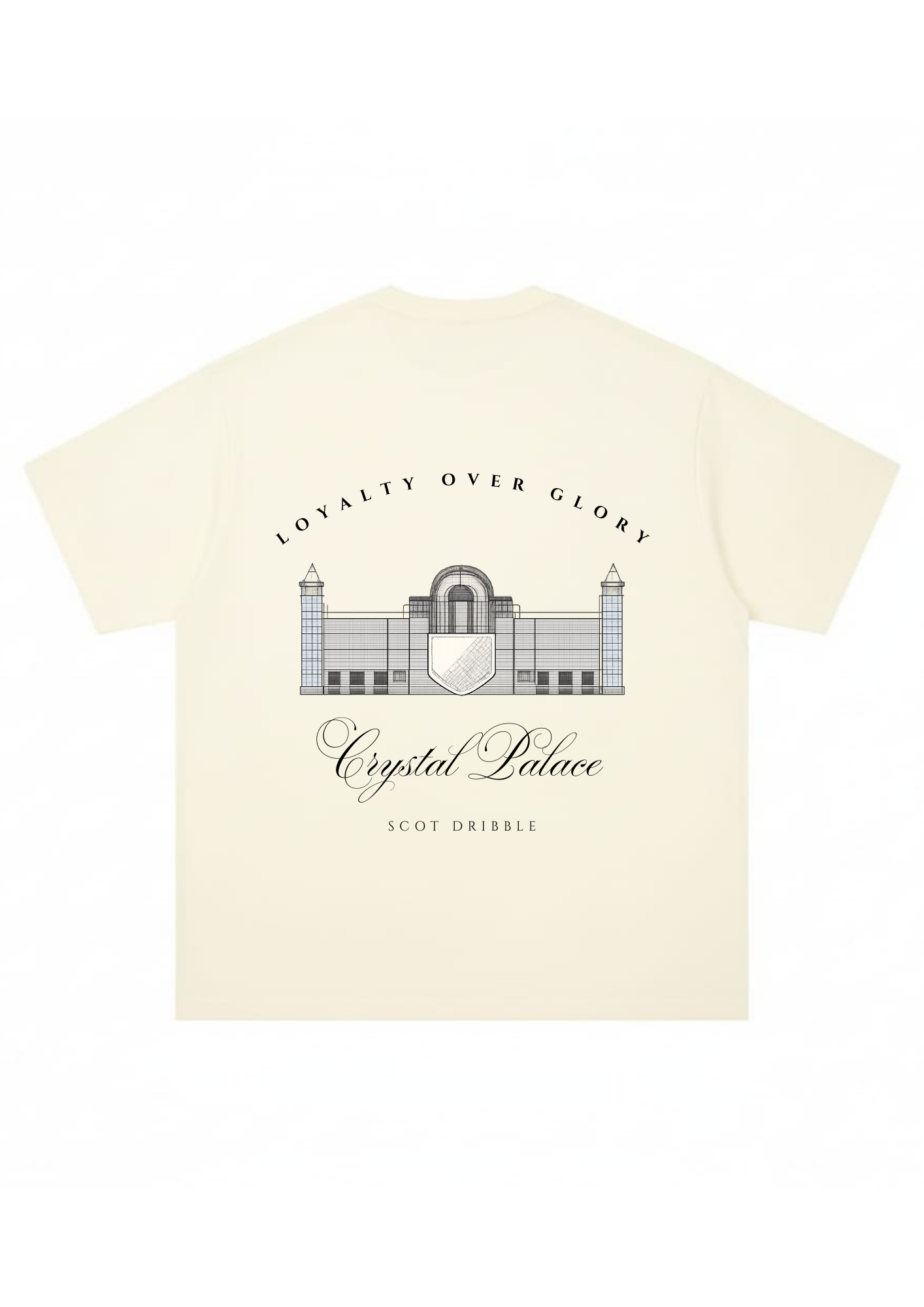 Crystal Palace FC: 'Loyalty Over Glory' Off-White (Oversized)