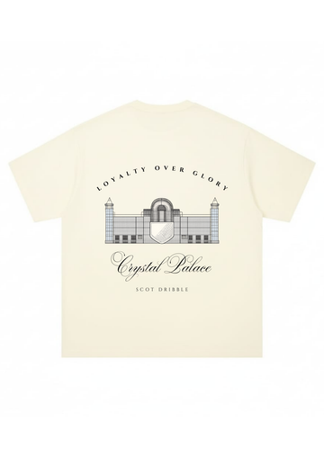 Crystal Palace FC: 'Loyalty Over Glory' Off-White (Oversized)