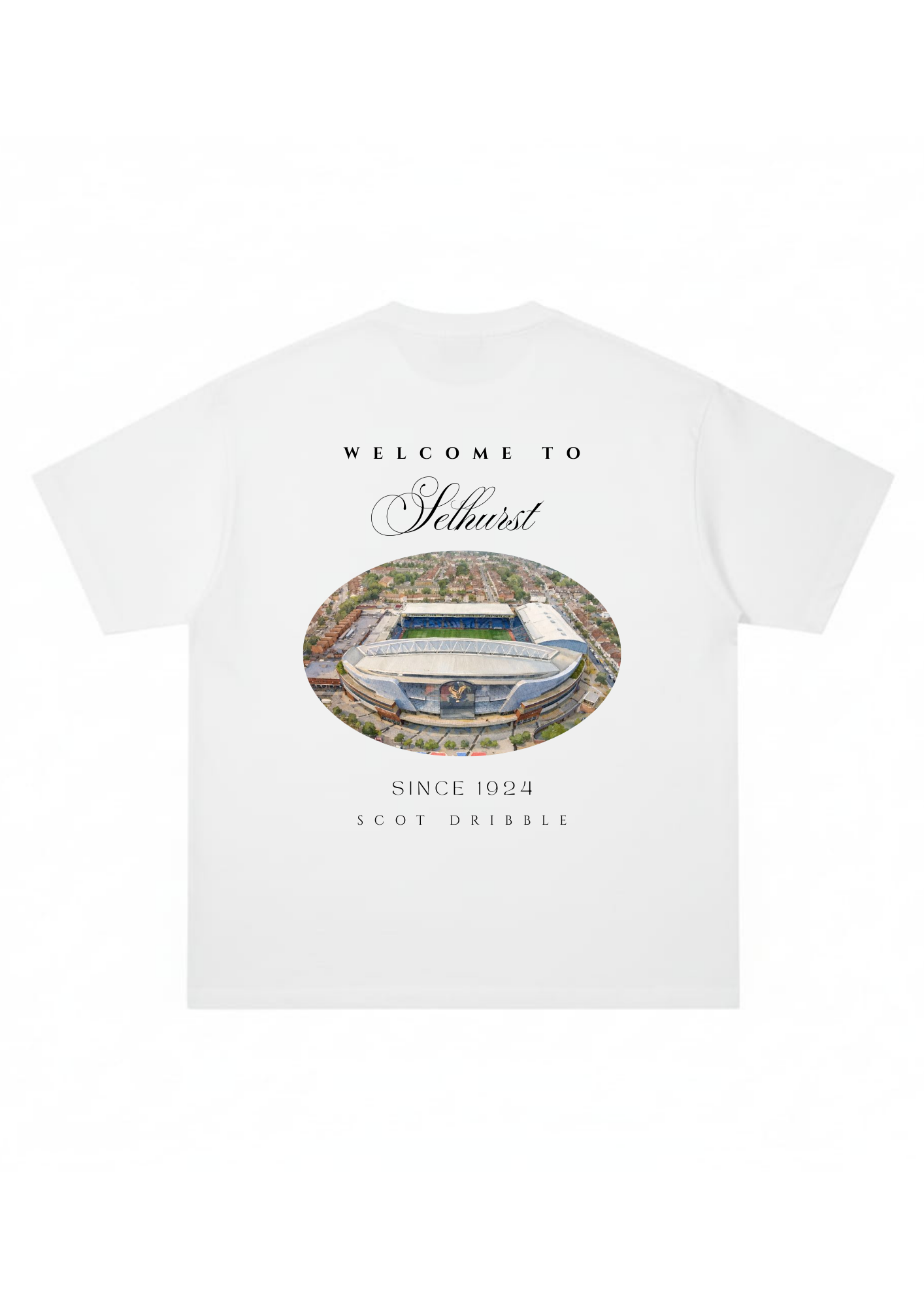 Crystal Palace FC: 'Welcome to Selhurst' White (Oversized)
