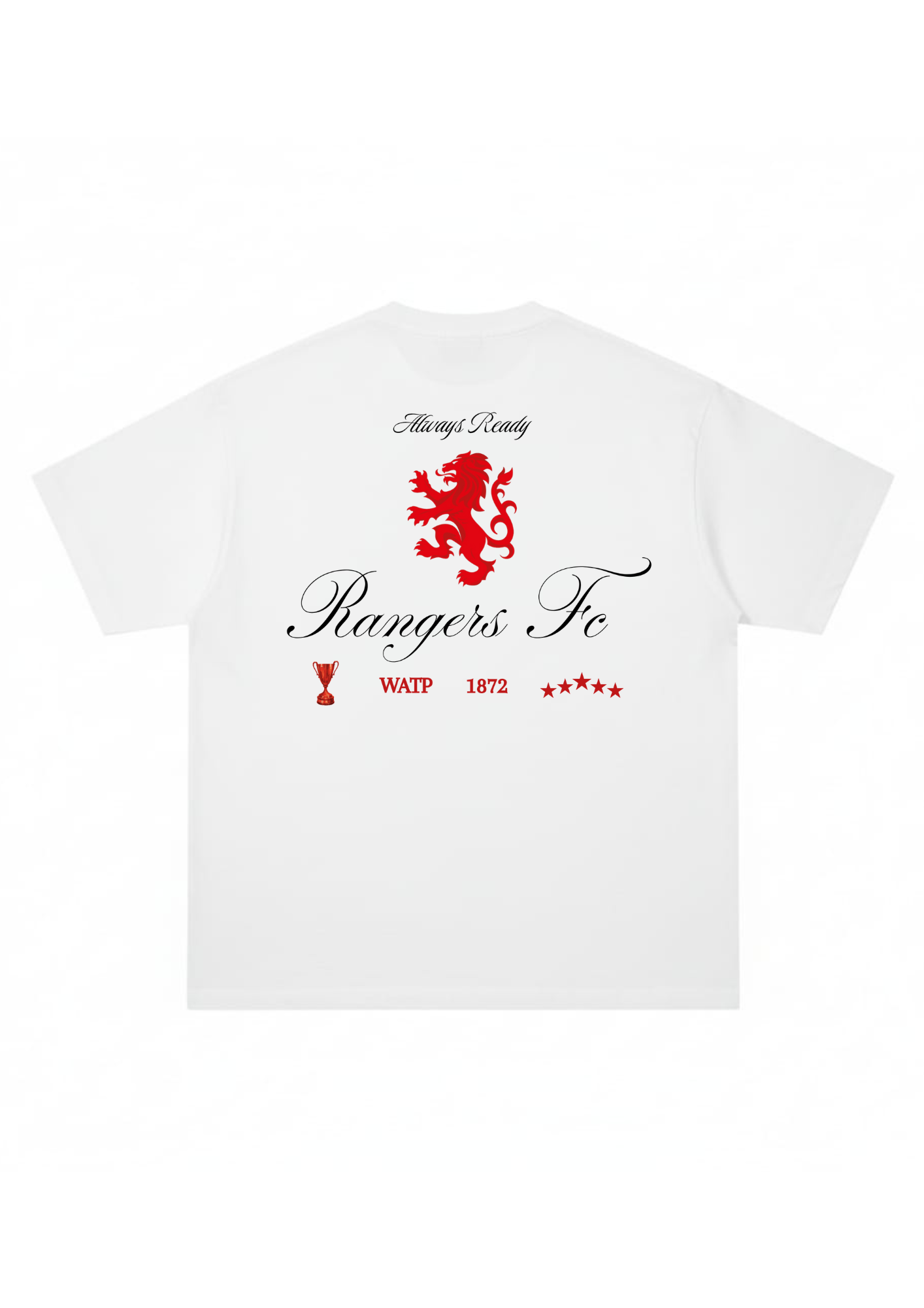 The Rangers FC "Always Ready" White (Oversized)