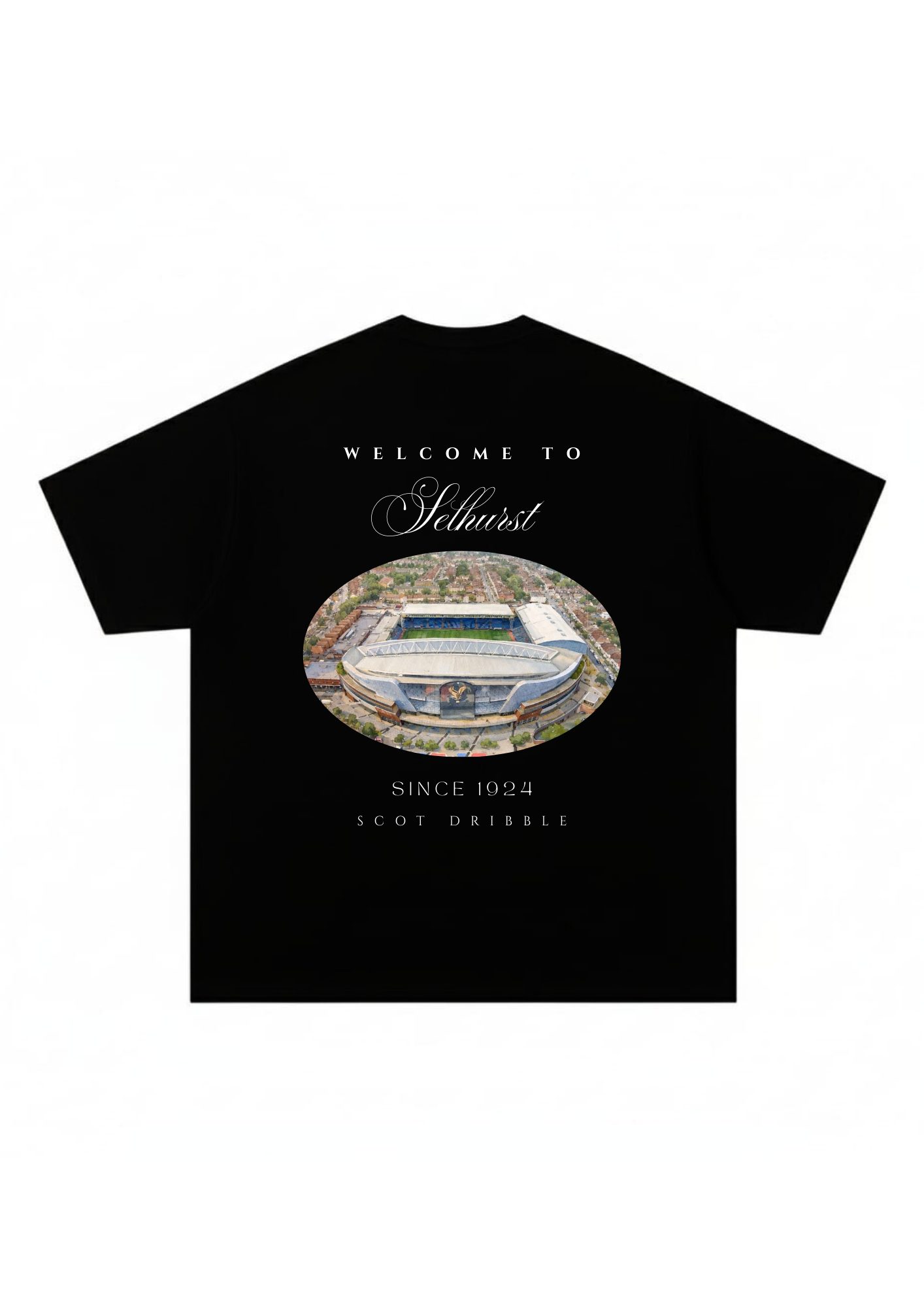 Crystal Palace FC: 'Welcome to Selhurst' Black (Oversized)