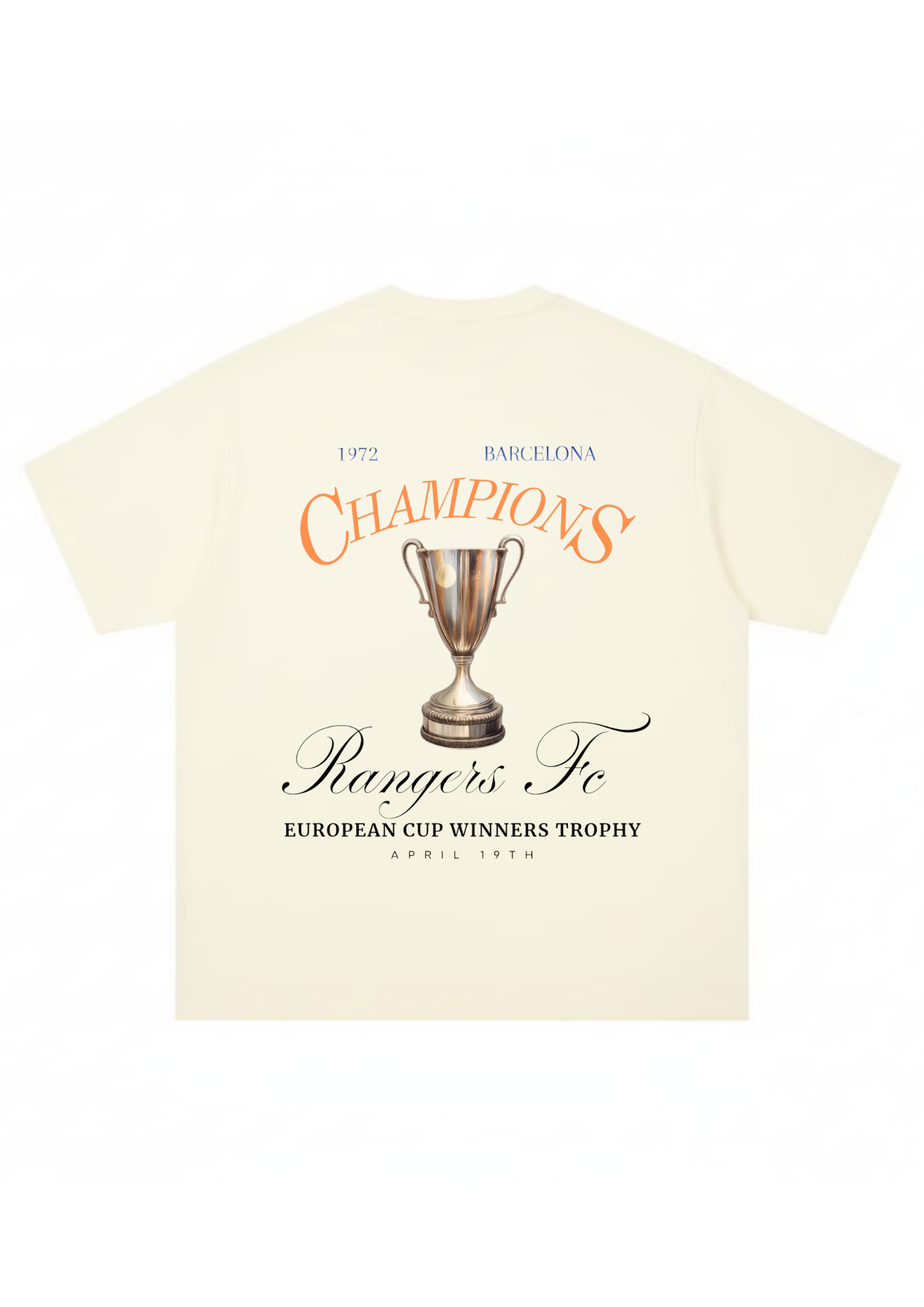The Rangers FC "Champions: April 19th" Off-White (Oversized)