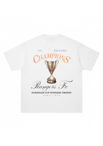 The Rangers FC "Champions: April 19th" White (Oversized)
